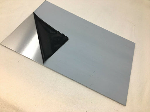 1 mm Edelstahl Platte Blech Aluplatte Alu Zuschnitt A2 V2A geschliffen einseitig - fenster-bayram