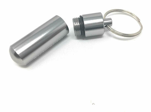 1 Pack Pillendose Schlüsselanhänger Wasserdicht kleine Tablettendose für Unterwe - fenster-bayram