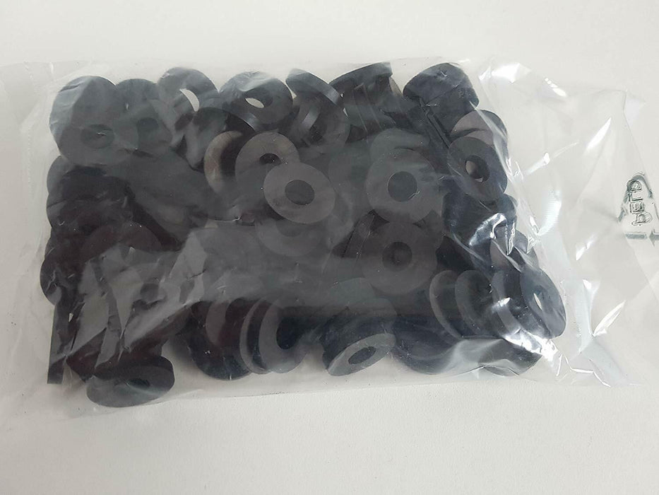 100 Stck Gummischeiben Unterlegscheiben Gummi Gummiunterlegscheiben M6 16x3 - fenster-bayram