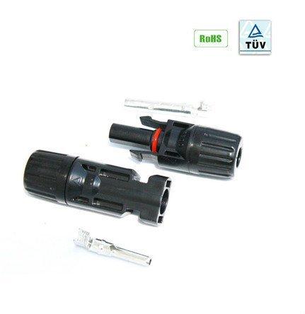 100 StckMC4 Stecker & Buchse für4,0 bis 6,0 mm² Solarkabel PV Solar MC 4 - fenster-bayram