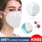 10x KN95 FFP2 Staubmaske Gesichtsmaske Mundbedeckung Mundschutzmaske - fenster-bayram