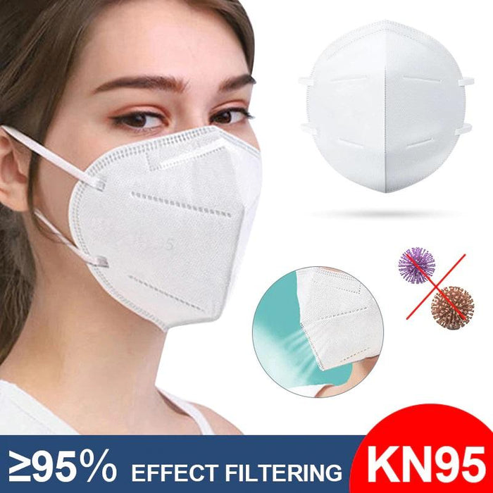 10x KN95 FFP2 Staubschutzmaske Feinstaubmaske Wiederverwendbar Masken Atemschutzfilter - fenster-bayram