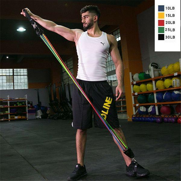11in1 Home Workout Fitnessbänder Gymnastikband Training Fitness Resistance Band - fenster-bayram