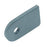 Blechhalter Lochblechhalter Plattenhalter Lochblechhalter Klemmhalter Edelstahl Zaunlasche H20xB30xT5mm Bohrung Ø7mm Edelstahl A2 Korn 240, zum schweißen