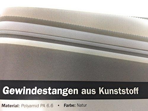 1m Gewindestange DIN 975 aus Kunststoff M10 - fenster-bayram