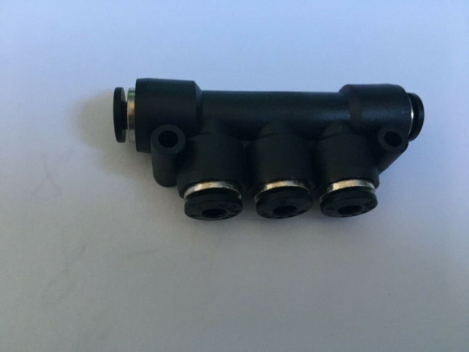 1x Steckverbinder Pneumatik Steckverschraubung Druckluft PU Schlauch Reduzier - fenster-bayram