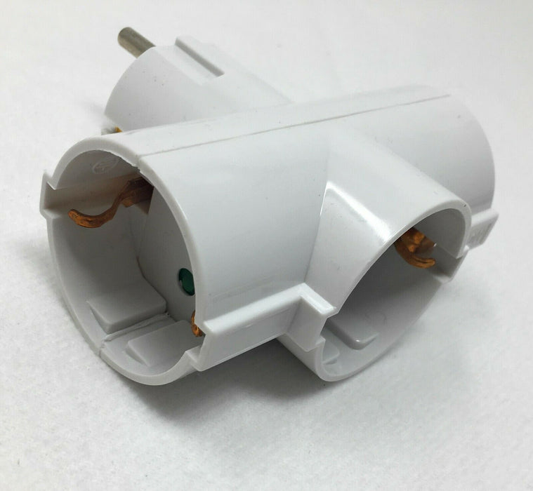 2-3-fach Doppelstecker Multi stecker Adapter Verteiler Mehrfach dreifach Dose - fenster-bayram