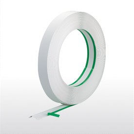 Klappwinkel 25x25 PVC 50m, greenteQ selbstklebend, weiß Kunststoff