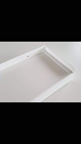 Hochwertige Fensterbank aus Aluminium, weiß 1000 x 150 mm