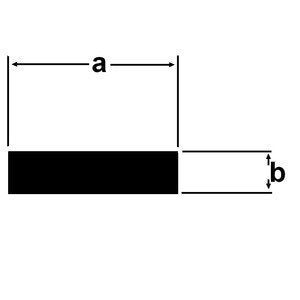 Alu Flachmaterial 50x50 mm Flachstange Aluprofil 1 Meter