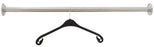 Edelstahl Garderobenstange Kleiderstange 33,7 mm aus V2A - Länge: 175 cm