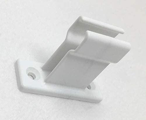 1x PVC Kurbelhalter für Markisenkurbel Gelenkkurbel Halterung für Kurbel mit einem Durchmesser von 12-17 mm Farbe Weiß