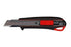 Cuttermesser 2K inkl. 3 Abbrechklingen 18mm Abbrechklinge Teppichmesser Universalmesser Universalmesser mit extra scharfen Stahlklingen und klingen Halter Bayram®