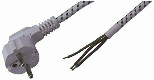 HeiÃÂgerÃÂ¤te Bakelit Duroplast Stecker SCHWARZ fÃÂ¼r Waffeleise, BÃÂ¼geleisen alte Norm fÃÂ¼r bis zu3x1qmm Kabel zum selber konvektionieren NACH AUSWAHL (Kabel ohne stecker)