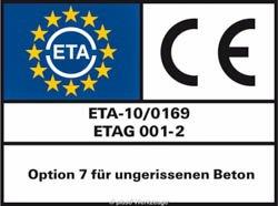 Bayram Schwerlastdübel M10x110 10 Stck verzinkt mit Zulassung