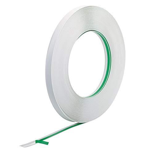 50m Flachleiste 40mm Kunststoff PVC Abdeckleiste mit Gummilippe