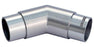 CROSO 40500 Eckbogen rund 45° für Rohr ø 42,4 x 2,0 mm, Edelstahl geschliffen V2A, für Ø42,4x2,0mm, geschl