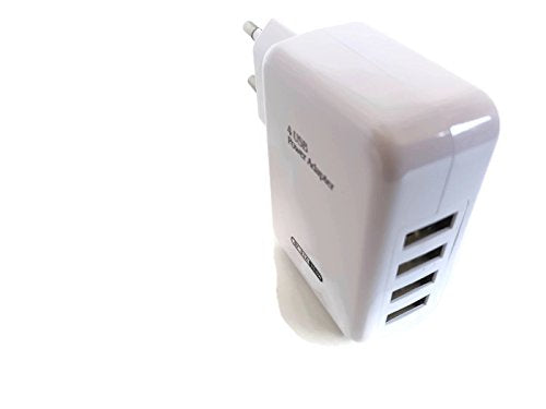 Bayram® USB Ladegerät 2 Fach Kontrolleuchte Ladegerät USB Charger