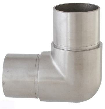 Eckverbinder Fitting für Rohr 42,4 x 2,0 mm - V2A (S014308)
