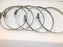 5x Edelstahl Schlauchschellen, 150mm Rohrschellen 130/150mm, Ring Rohr 11 mm voll Edelstahl
