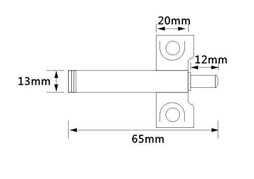 Bayram® Anschlagdämpfer zum Nachrüsten - Aufschraub-System | Türdämpfer mit Adapter & TÜV