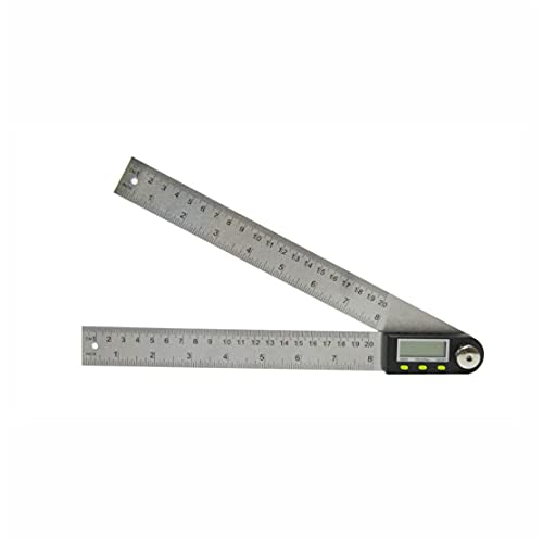 0-200mm Edelstahl Elektronische Winkelmesser Digital WinkelmessgerÃÂ¤t Lineal
