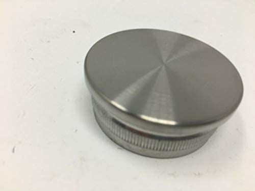 Edelstahl Stopfen Kappe Deckel GERADE Rändel für Rohr Endkappe Einschlag V2A