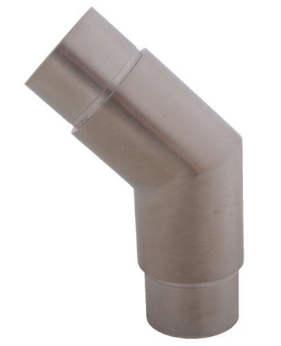 Edelstahl Rohrverbinder Fitting 45 Grad für Rohr 42,4 x 2,0 mm (S014288)
