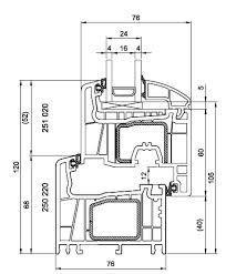 Fenster 110x140 bXh Salamander Streamline 76 mm Kunststoffenster PVC Balkon Tür in Deutschland gefertigt