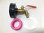 1 Set IBC Adapter - 1000 Liter IBC Tank - Regenwassertank Anschluss 1/2Zoll mit Dichtmaterial