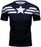 Herren Mode Amerika führend Logo Runing Übung Hemd Fitness Sport Short Sleeve