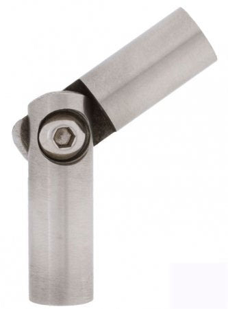 Edelstahl Stabverbinder mit Gelenk fÃÂ¼r Rundstab 10 mm - V2A - schmale AusfÃÂ¼hrung (S013746-1)