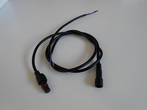 Bayram® Wasserdichte Steckverbindung 2 Polig Stecker Kupplung wasserdicht Boot stecker