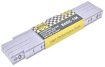 1m Meter Mini-Zollstock Fiberglas Gliedermaßstab Zollstöcke Handwerker Band