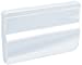 Balkontürgriff eckig für den Außenbereich, reinweiß RAL 9010 70x50x12 Bayram®