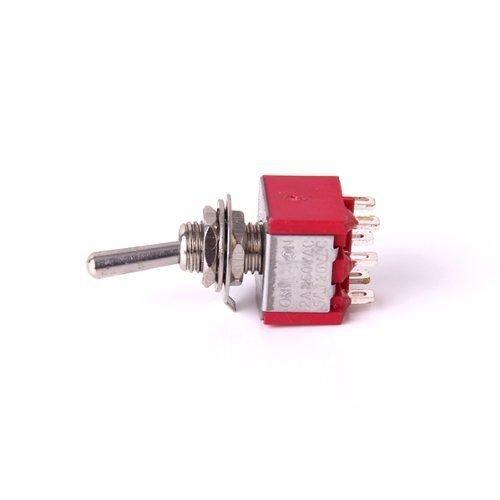 Mini-Kippschalter DPDT ON-Position Auf Zwei Roten 2a 250v 5a 120v GY 1 Stck