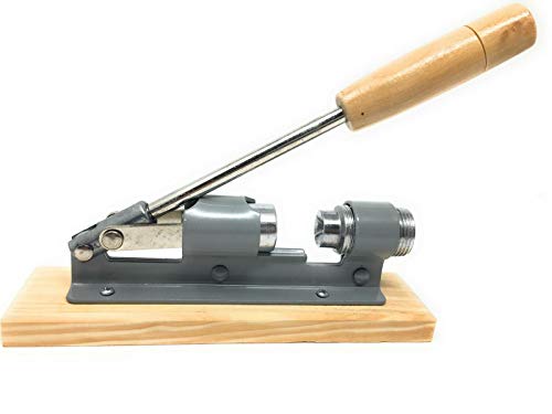 SRB Nussknacker Maschine Retro mit Hebel Nusszange stabil kraftsparend Nussbrecher Metall Walnuss Nussöffner Holz