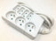 3fach Schuko Doppel Steckdosen Adapter Stecker EU Kupplung Frankreich/Belgien ACHTUNG: NUR FÜR FRANKREICH UND BELGIEN GEEIGNET (Multi Verteiler)