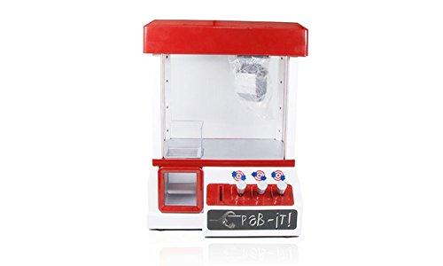 Bayram® Süßigkeiten Automat für Zuhause | Candy Grabber mit Münzeinwurf | Greifmaschine für Kinder & Familie | Lustige Spiele für Kinder - Bonbon Arcade Maschine Jahrmarkt Spielautomat