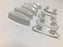 10er Pack Wasserschlitzkappen Fensterentwässerung 45mm weiss Abdeckkappen