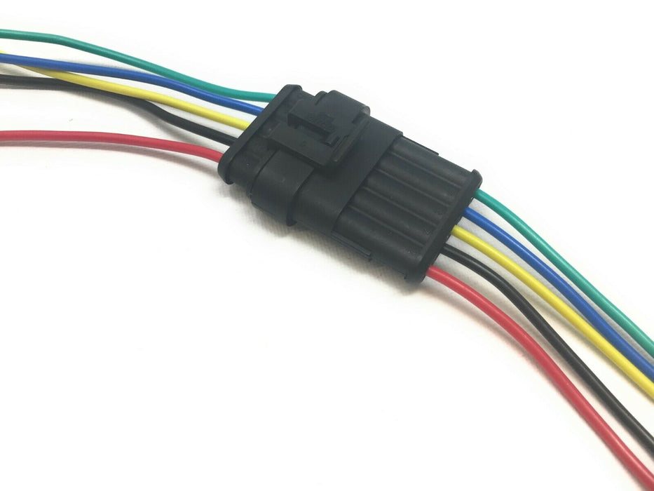 DE 1-10x KFZ Stecker Steckverbindung Steckverbinder 1-6 Polig Wasserdicht Kabel