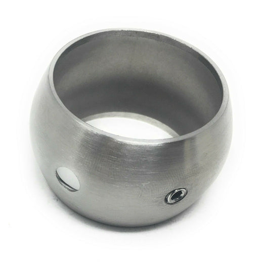 1x 33,7 Ring Handlaufträgerplatte Edelstahl Handlaufring Handlaufhalter V2A