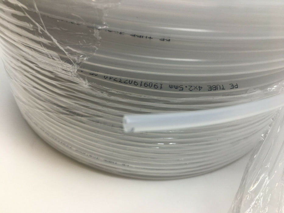 4x2,5 mm schlauch 5 m Pneumatik Natur Luft Druckluft Ventile Treibstoff Öl