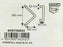 Stoßgriff V-Form/ Dreieck Conmetall CONNEX Edelstahl/INOX rostfrei Ø3 2,L382,OVP