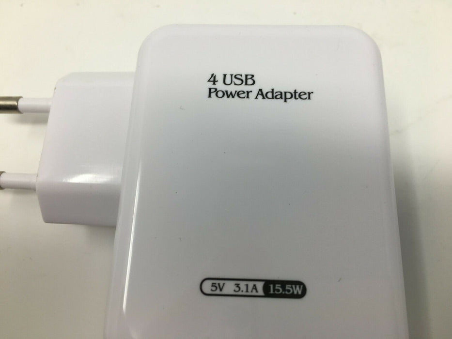 4x USB Adapter 5V/5A Ladegerät Telefon Handy Funk Auflade Akku Batteri—  Fenster-Bayram