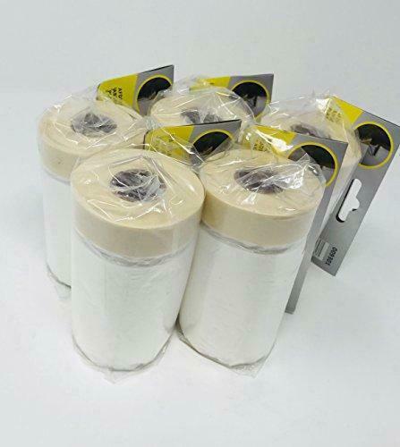 5x Masker Tape Goldband Klebeband Maler Abklebe Abdeckfolie Masker 55x2000 cm