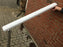 Handlauf weis PVC Edelstahl Wandhandlauf Verschweißt Treppen Brüstung Geländer