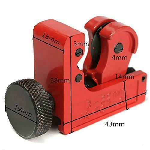 Rohrschneider Ø3-22 mm Rohrabschneider mini Rohrtrenner Bremsleitung
