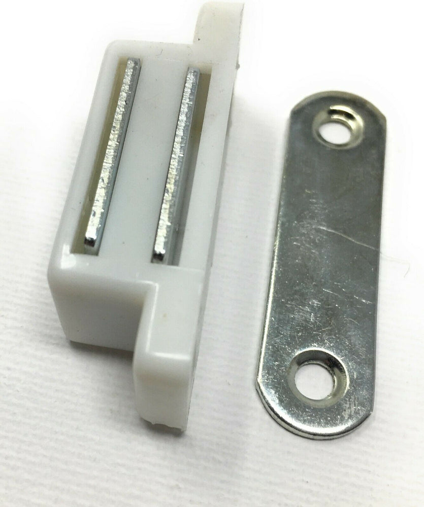 Magnetschnäpper Schrank Türmagnet Magnet-Schnapper Möbelmagnet Weiss