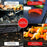 BBQ Grillmatten 5er Set Antihaft Grill-und Backmatte Wiederverwendbar 40x33 cm